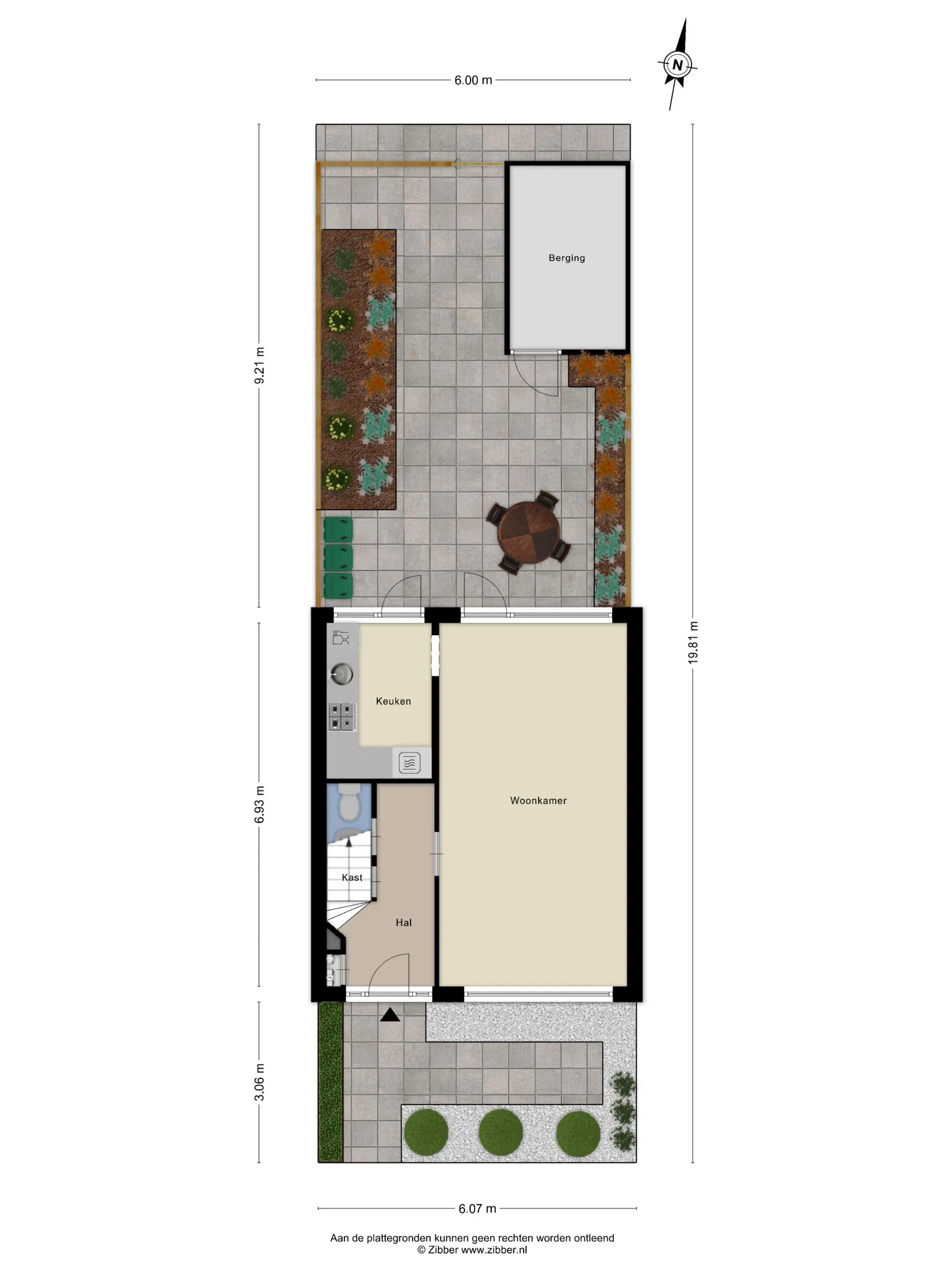 Plattegrond 2 van Violierstraat 19