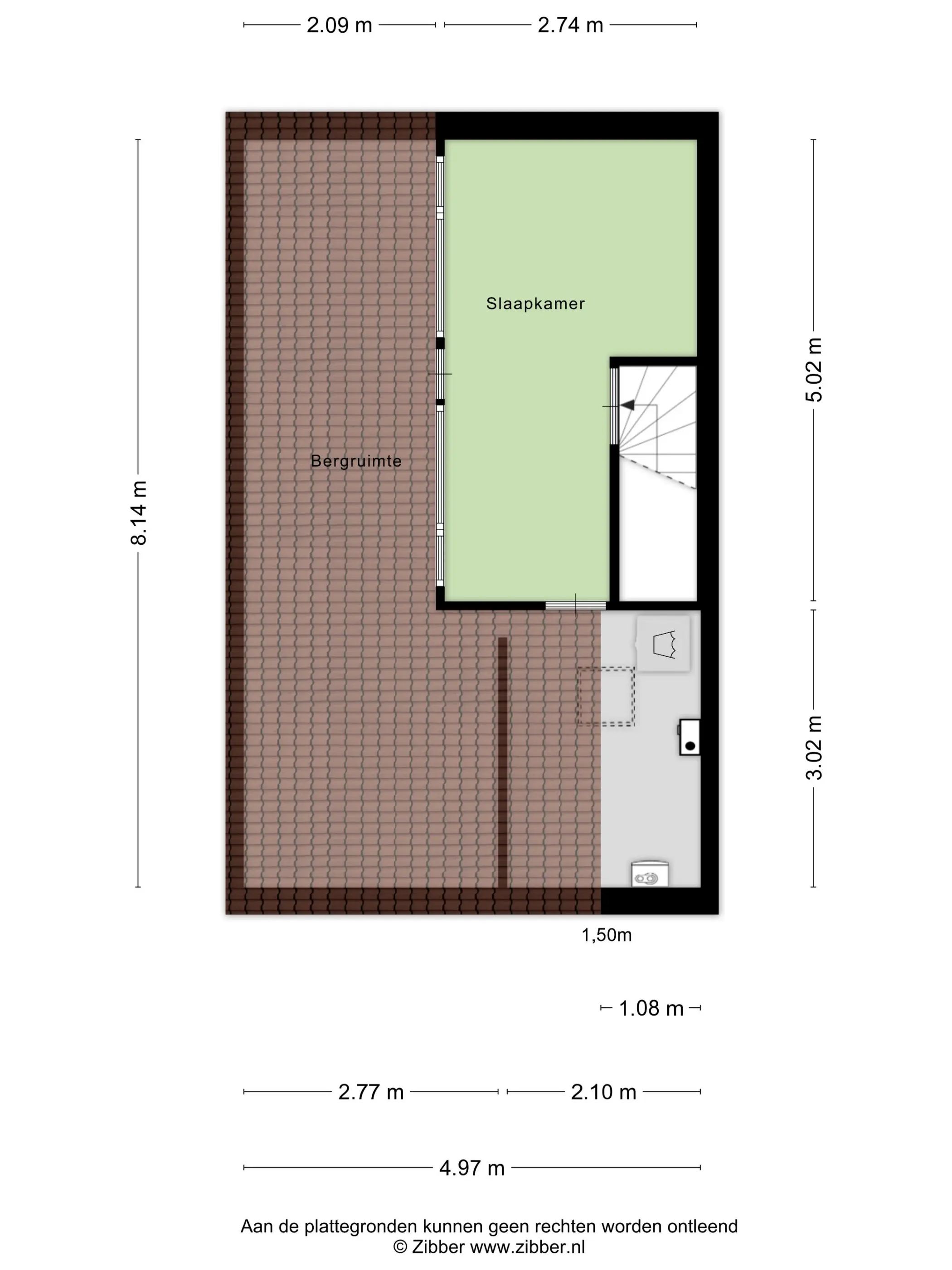 Plattegrond 4 van Rhônestraat 29