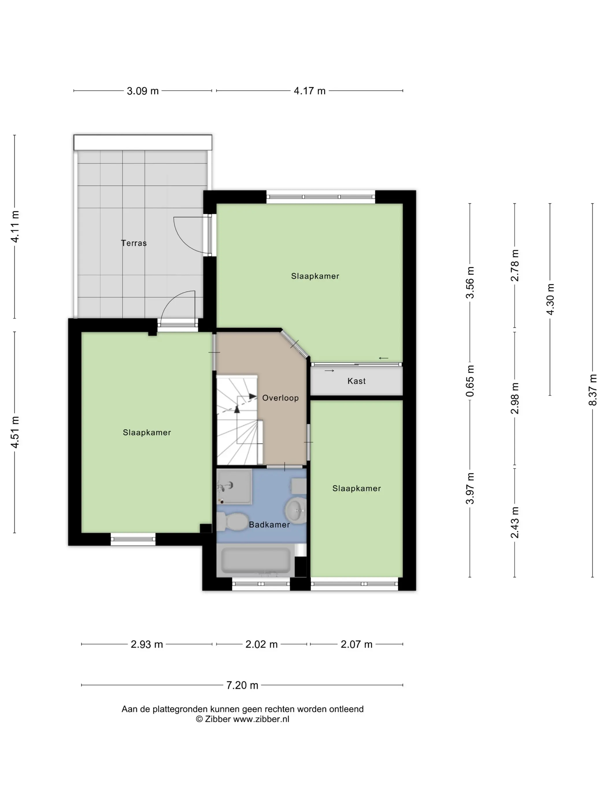 Plattegrond 4 van Maria Kleine-Gartmanstraat 46