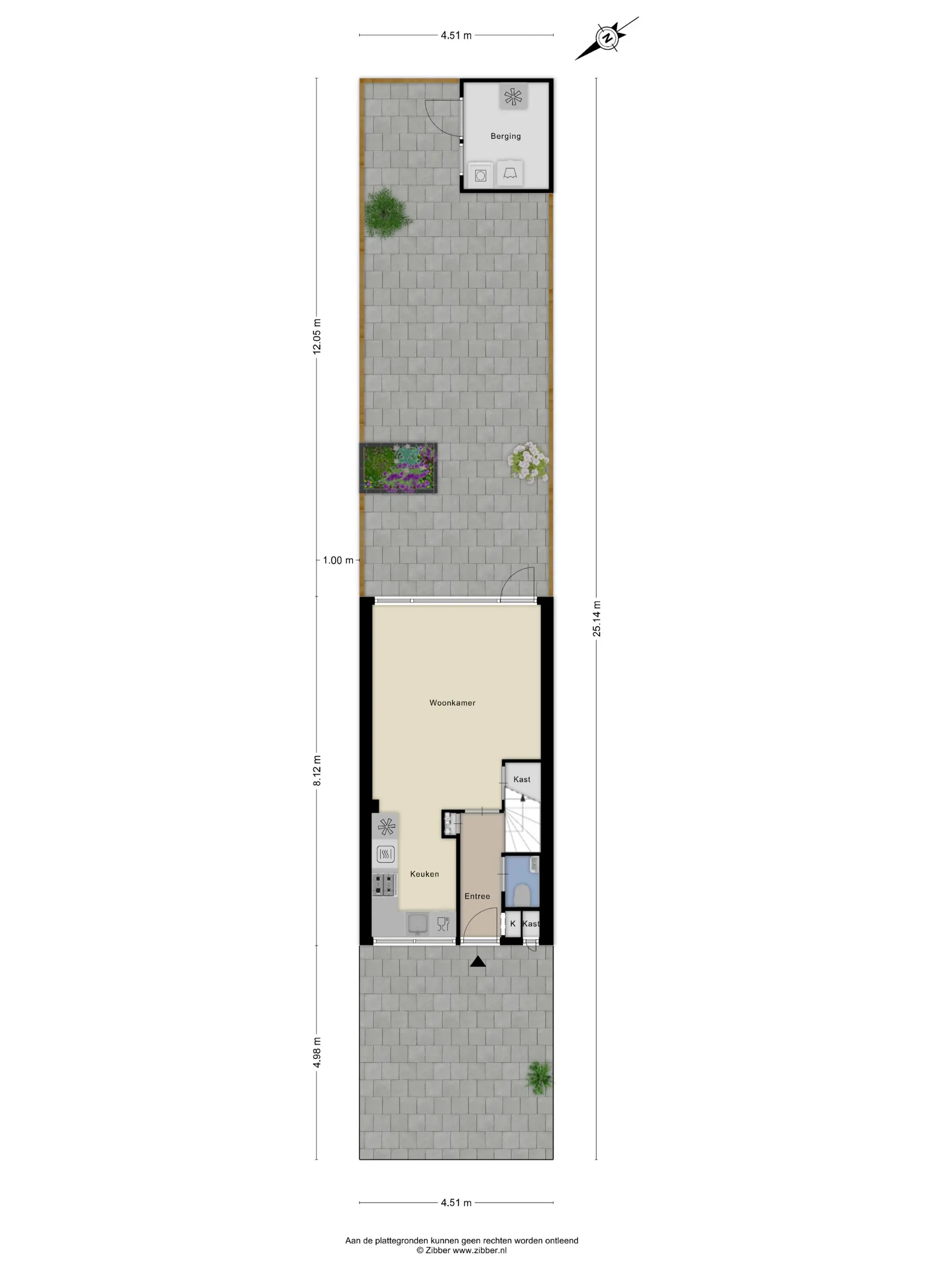 Plattegrond 2 van Leliestraat 3