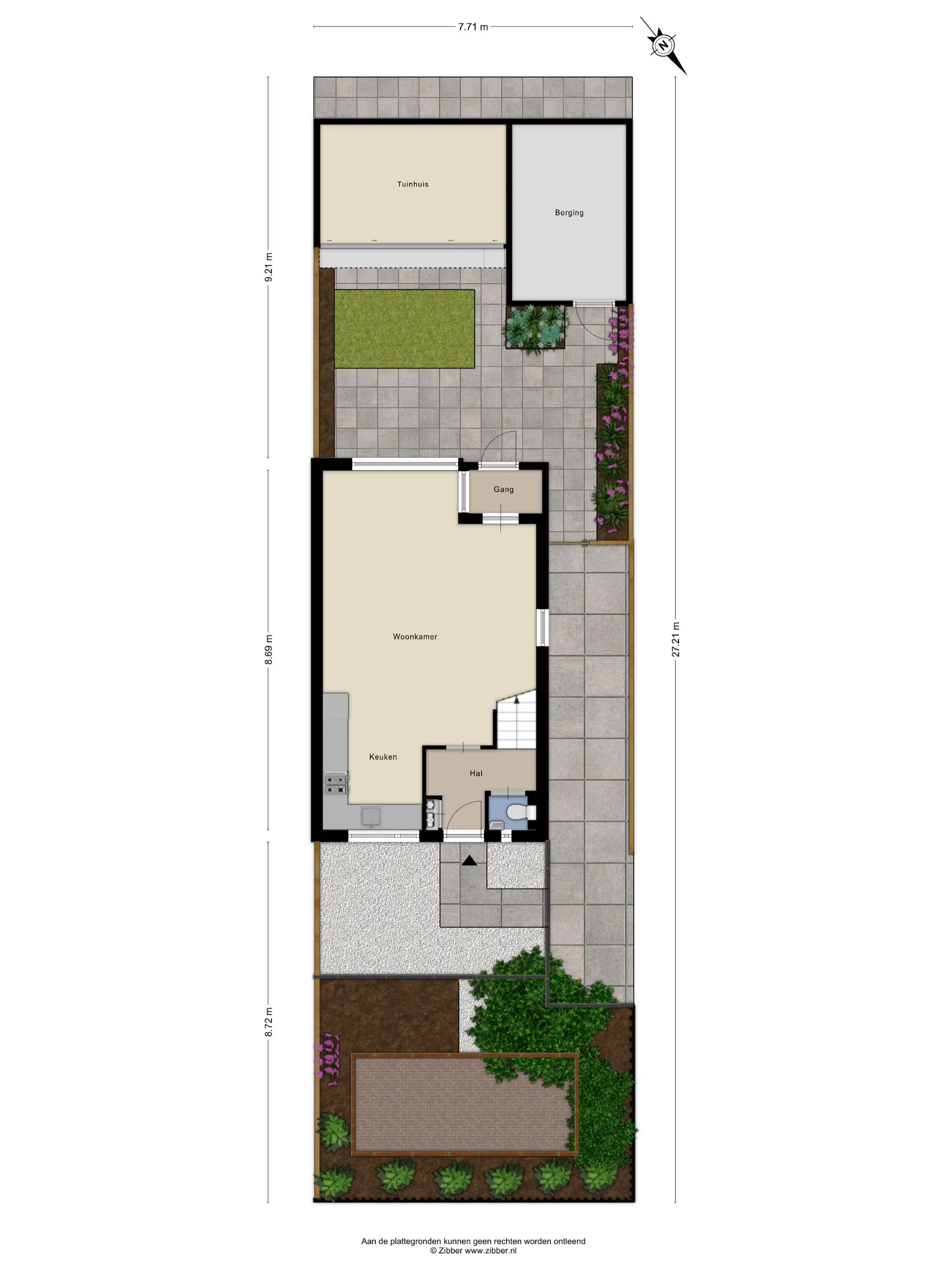 Plattegrond 1 van Alikruik 14