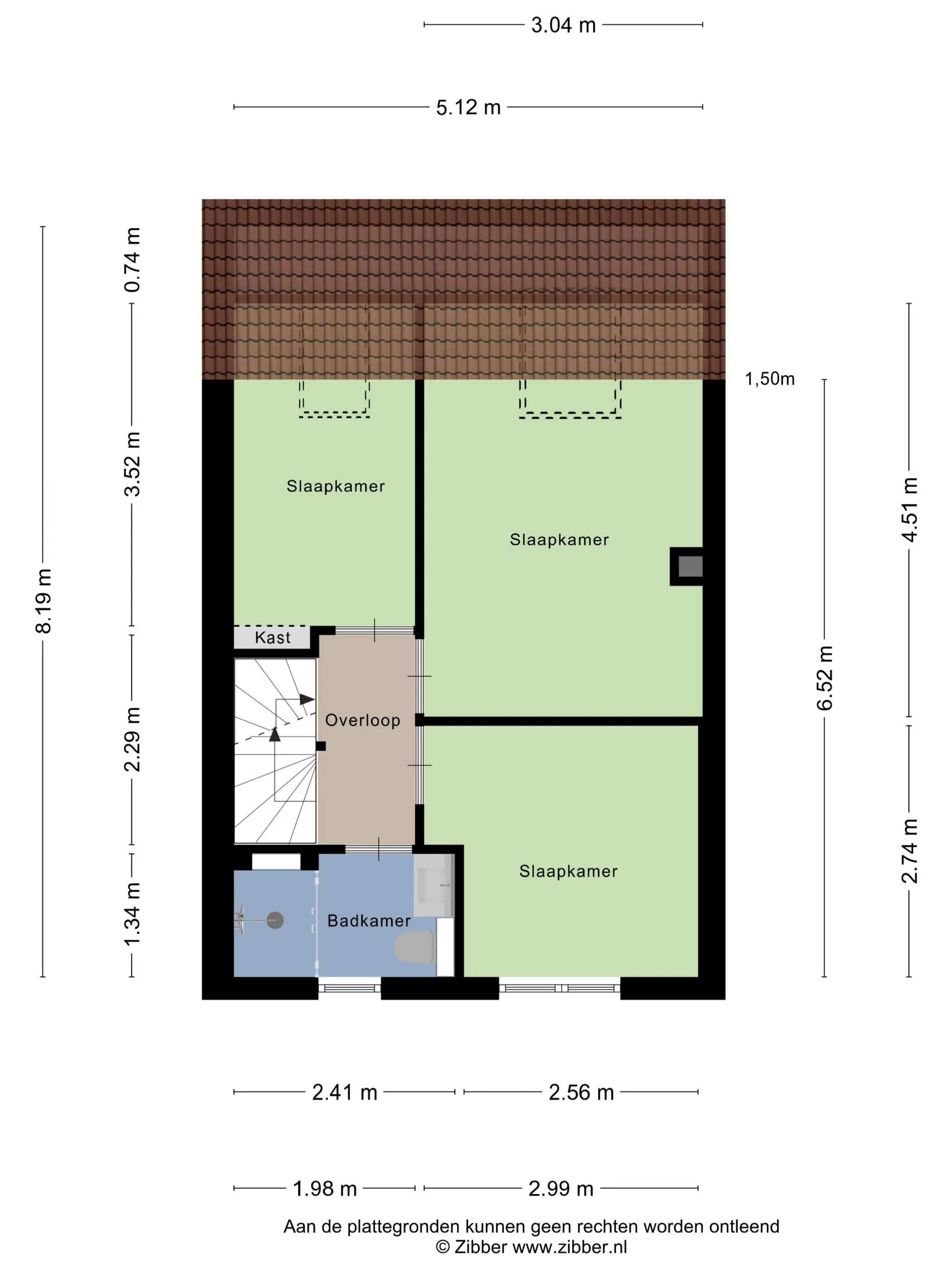 Plattegrond 4 van Kerckhoek 8