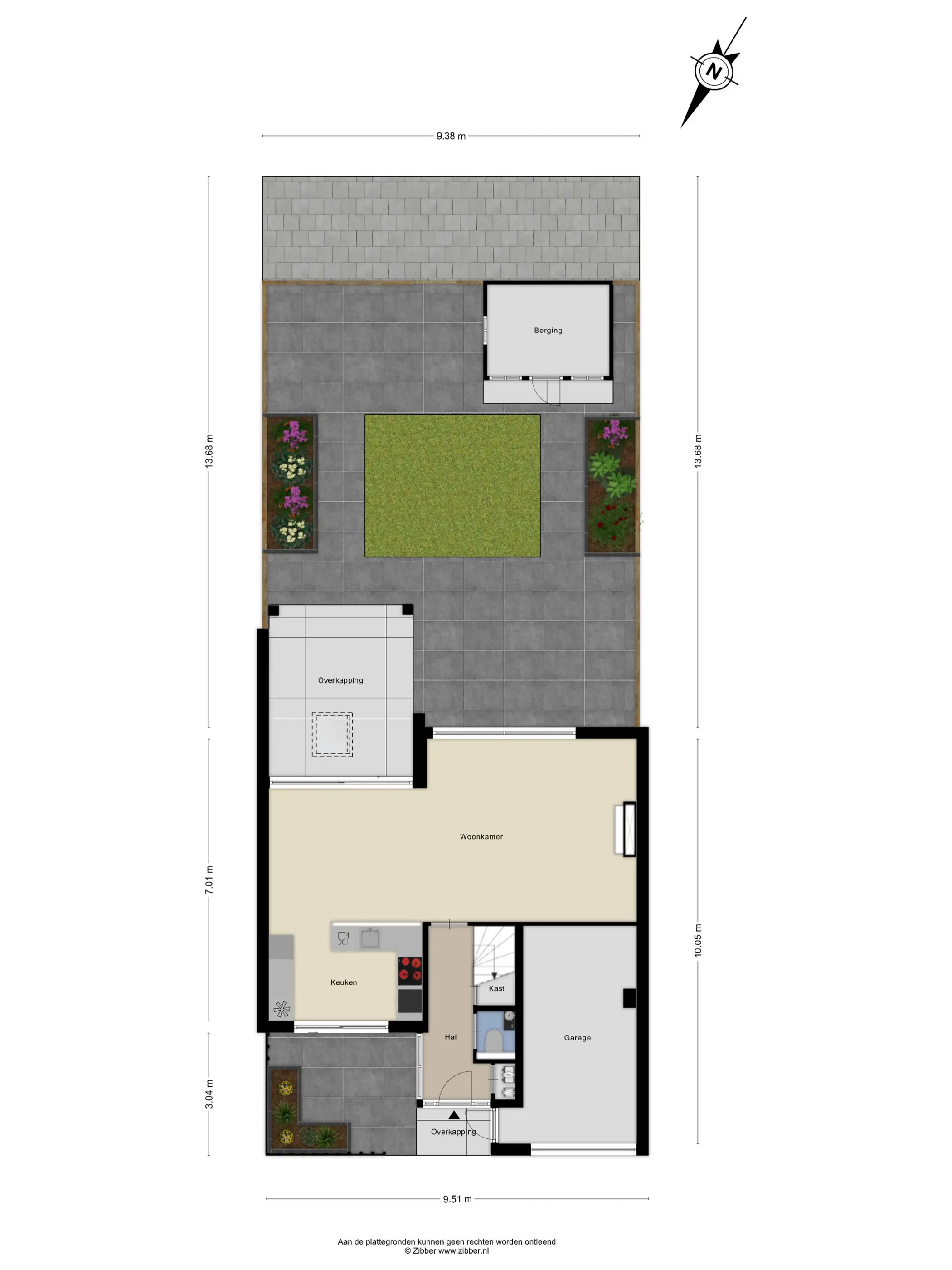 Plattegrond 2 van Nemelaerlaan 14