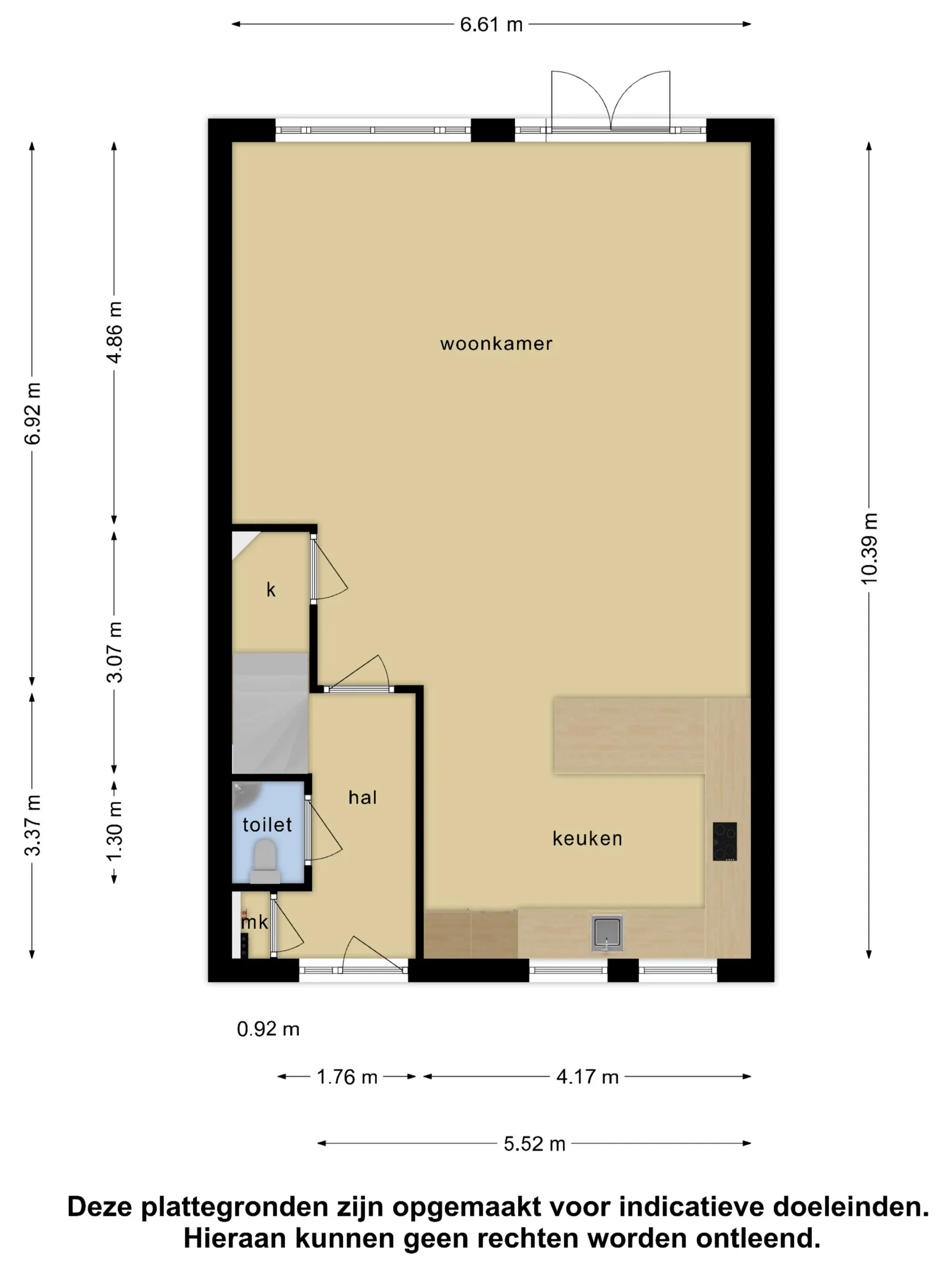 Plattegrond 3 van Arend Braatlaan 4