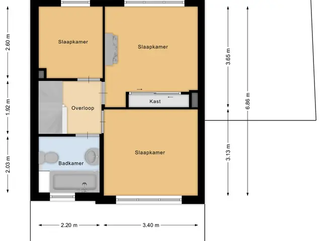 Plattegrond van Twijnstraat 11