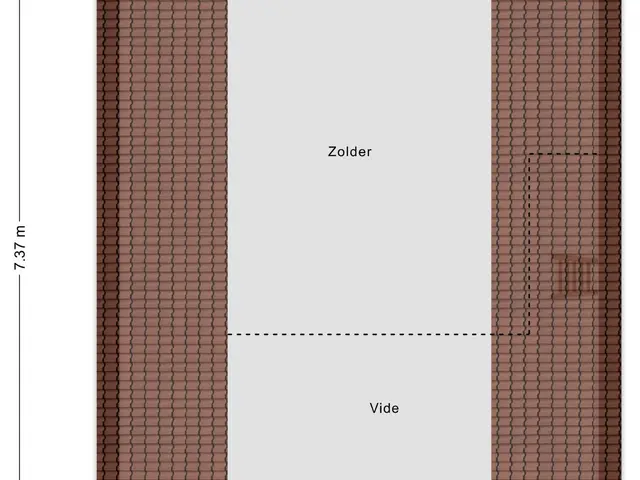 Plattegrond van Loonsestraat 12