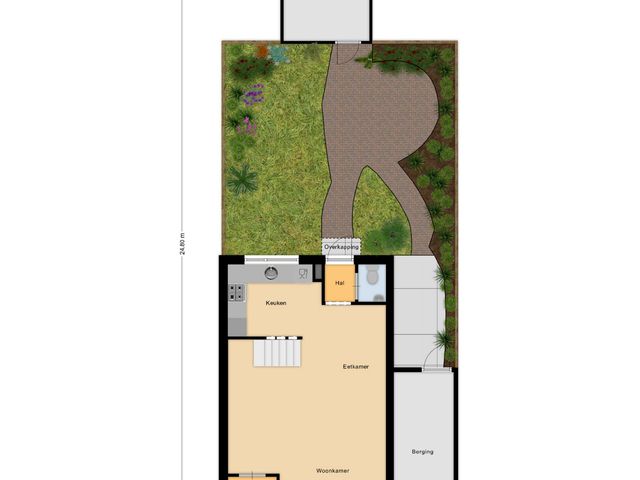 Plattegrond van Kleine Weidehoeve 12