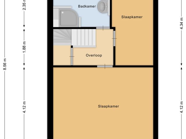 Plattegrond van Kleine Weidehoeve 12