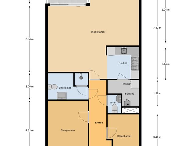 Plattegrond van Baarzenstraat 4914