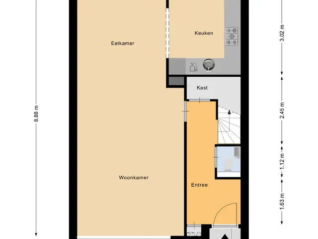 Plattegrond van Ockeghemstraat 6