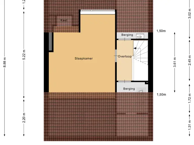 Plattegrond van Ockeghemstraat 6
