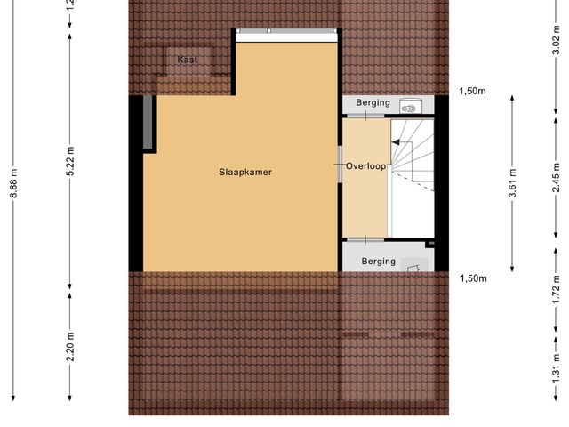 Plattegrond van Ockeghemstraat 6