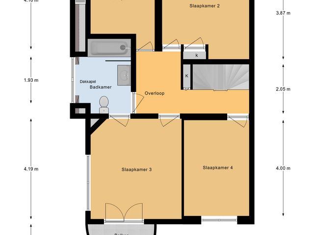 Plattegrond van Bosscheweg 38