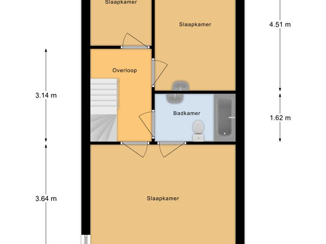 Plattegrond van Willem-Alexanderlaan 7