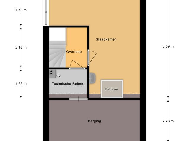 Plattegrond van Willem-Alexanderlaan 7