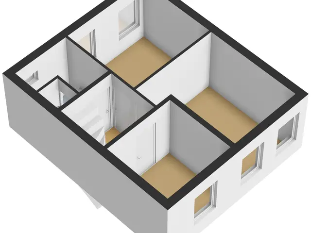Plattegrond van Adriaan Poortersstraat 19