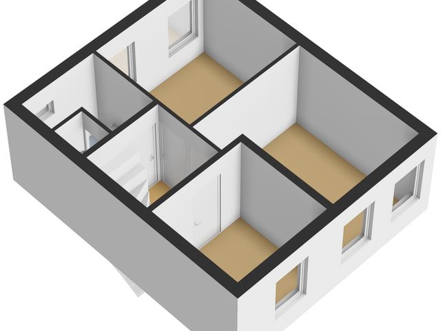 Plattegrond van Adriaan Poortersstraat 19
