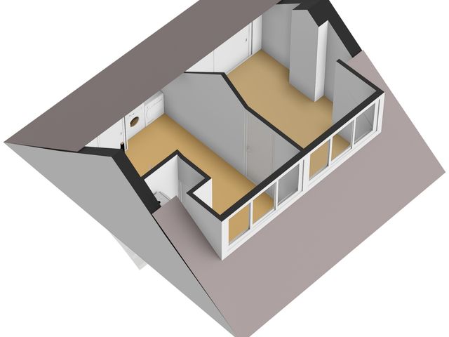 Plattegrond van Adriaan Poortersstraat 19