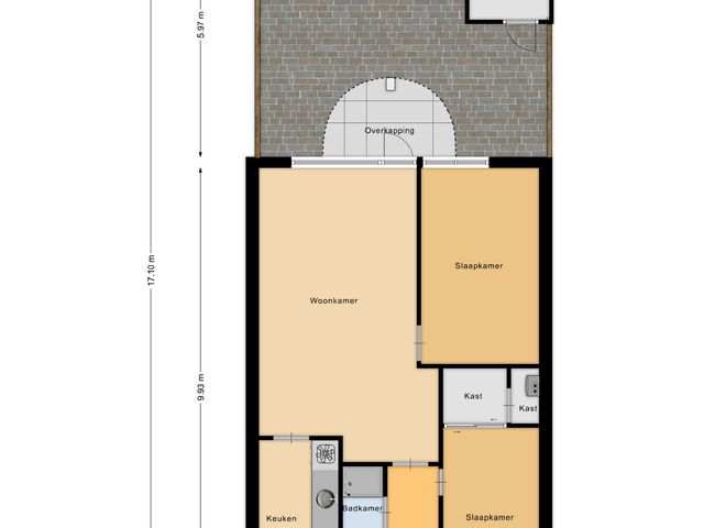 Plattegrond van Esscheweg 194
