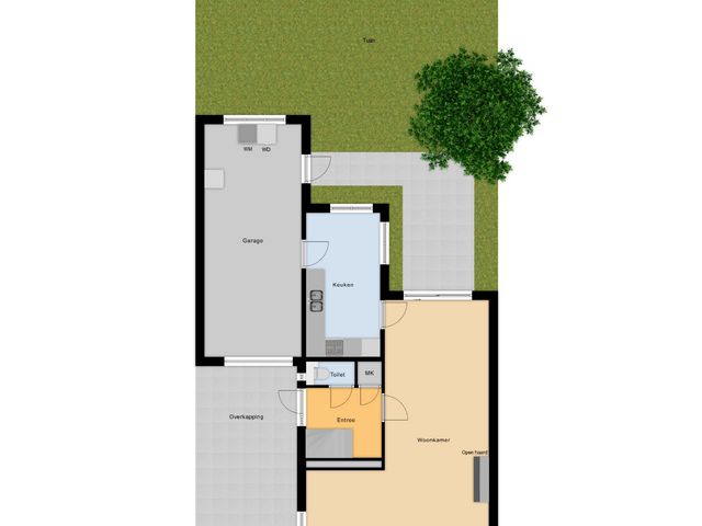 Plattegrond van Wederiksingel 12