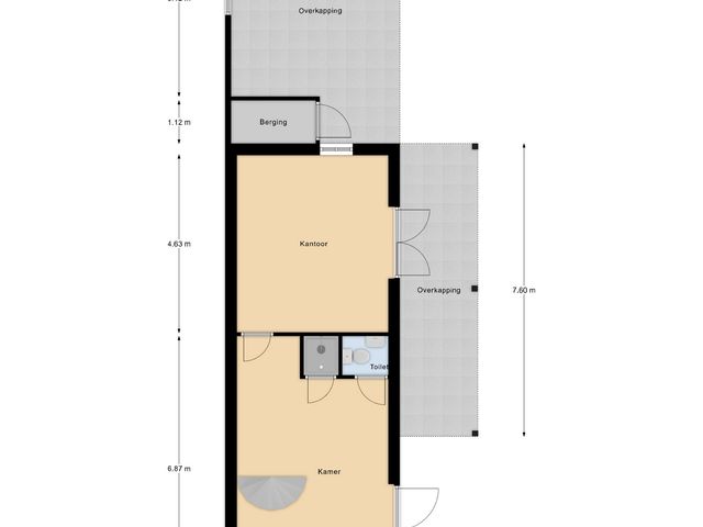 Plattegrond van St.-Lambertusstraat 14