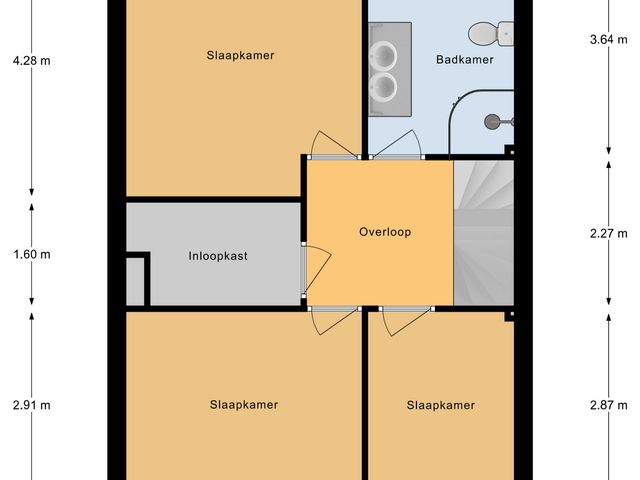 Plattegrond van Rouppe van der Voortlaan 15