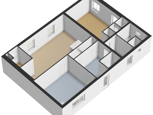 Plattegrond van Langeweg 38