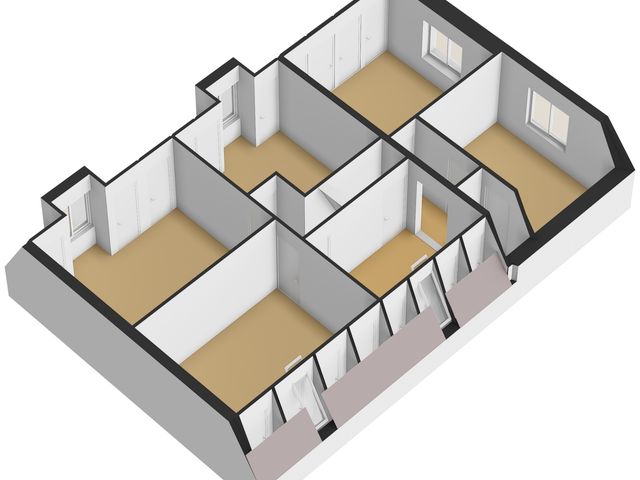Plattegrond van Langeweg 38