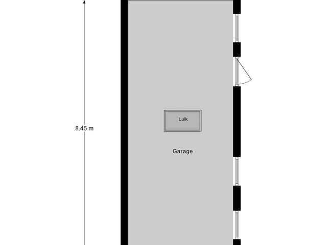 Plattegrond van Langeweg 38
