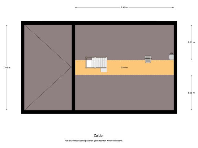 Plattegrond van Langeweg 38