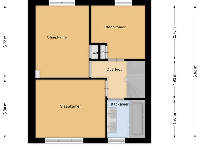 Plattegrond van Michiel de Ruyterweg 145
