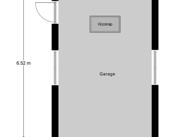 Plattegrond van Loverensestraat 5