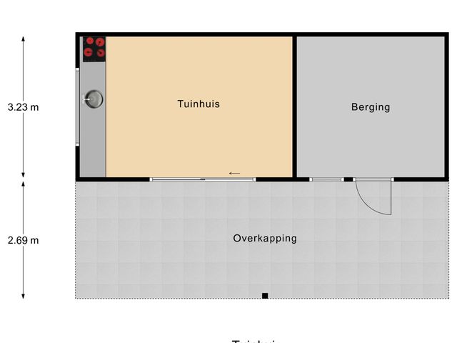 Plattegrond van Theresialaan 14