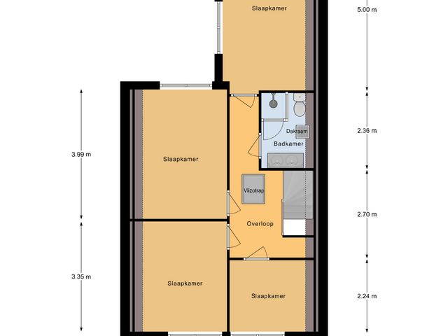 Plattegrond van Theresialaan 14