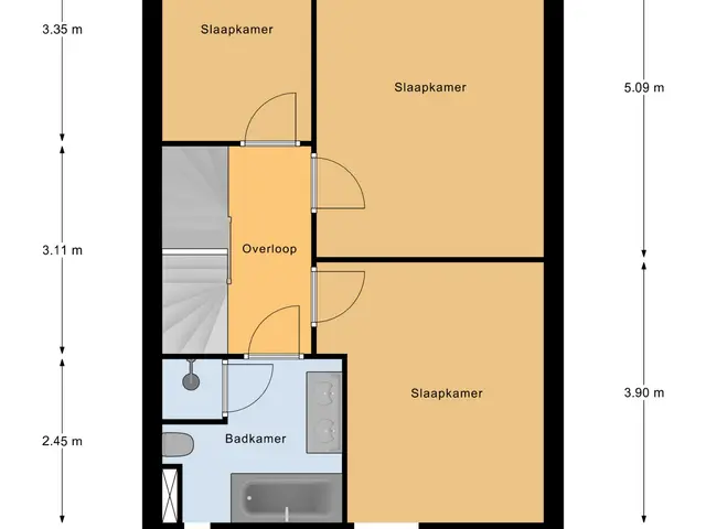 Plattegrond van Jan van Speykstraat 13