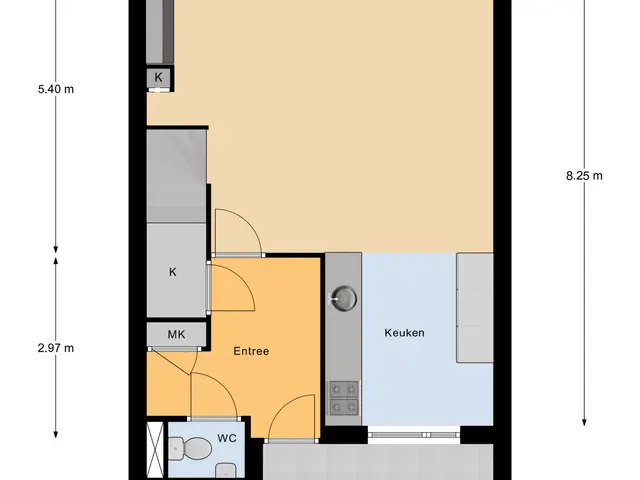 Plattegrond van Jan van Speykstraat 13