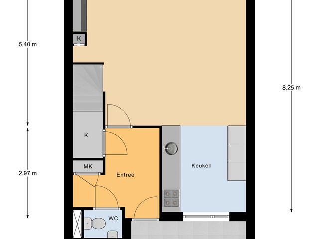 Plattegrond van Jan van Speykstraat 13