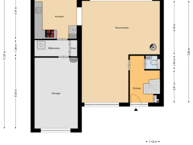 Plattegrond van Hertoglaan 45
