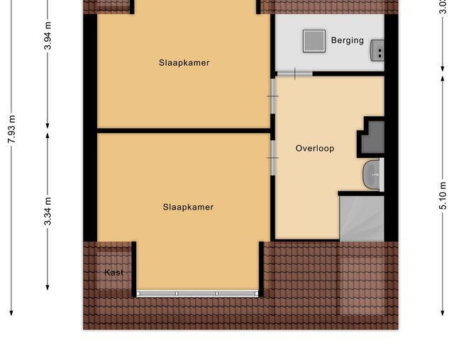 Plattegrond van Hertoglaan 45