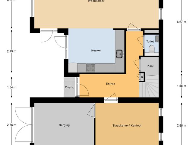 Plattegrond van Margrietlaan 39