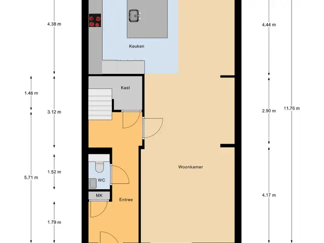 Plattegrond van Irenelaan 4