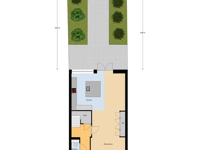Plattegrond van Irenelaan 4