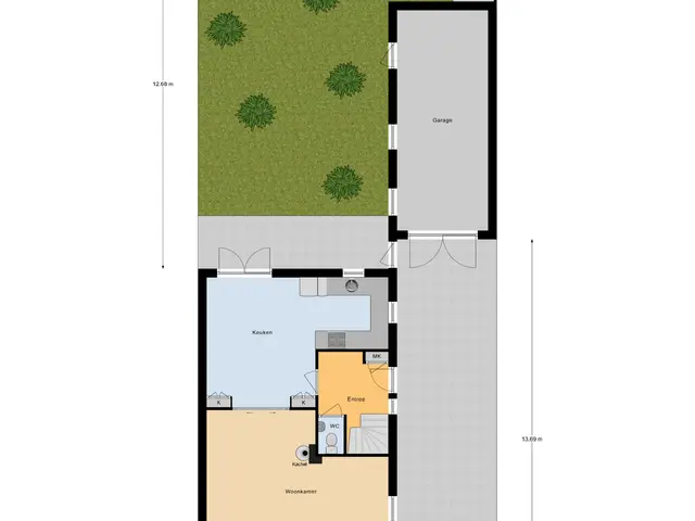 Plattegrond van Lopensehoeve 20