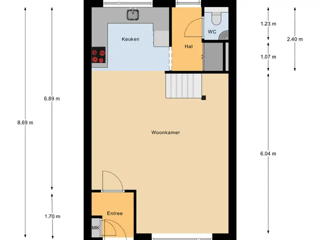 Plattegrond van Mastdammenhoeve 17
