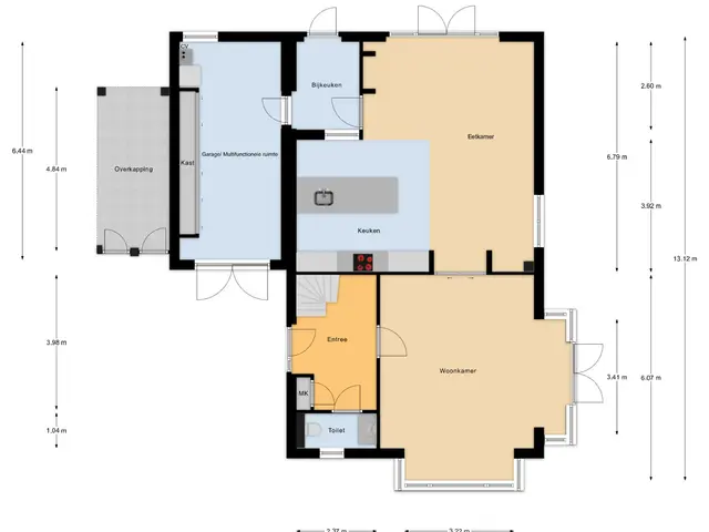Plattegrond van Margrietlaan 19