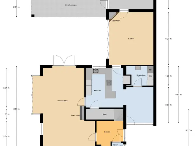 Plattegrond van Ranonkelstraat 28