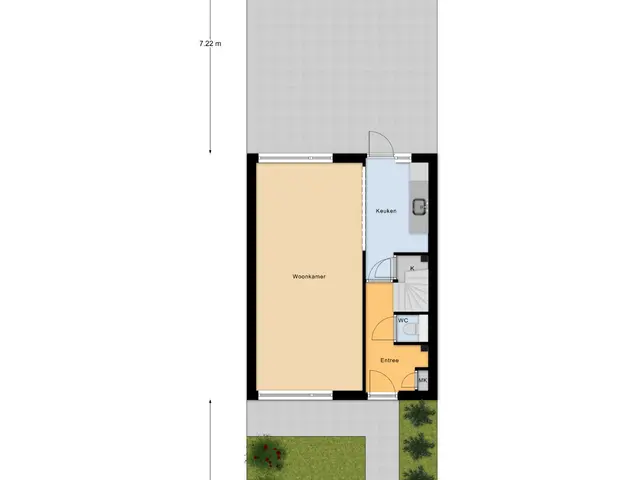 Plattegrond van Dr. de Brouwerstraat 4