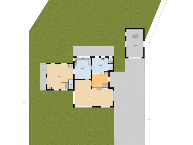 Plattegrond van Loverensestraat 5
