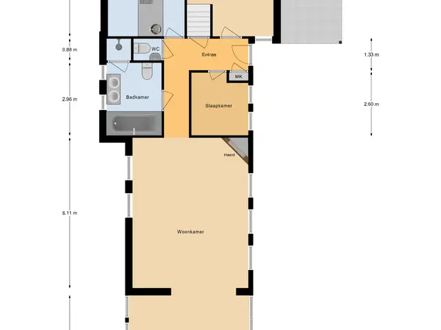 Plattegrond van Esschebaan 6