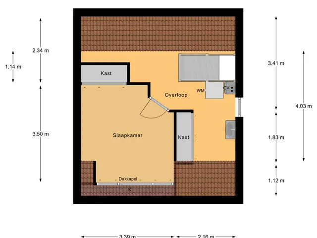 Plattegrond van Esscheweg 214
